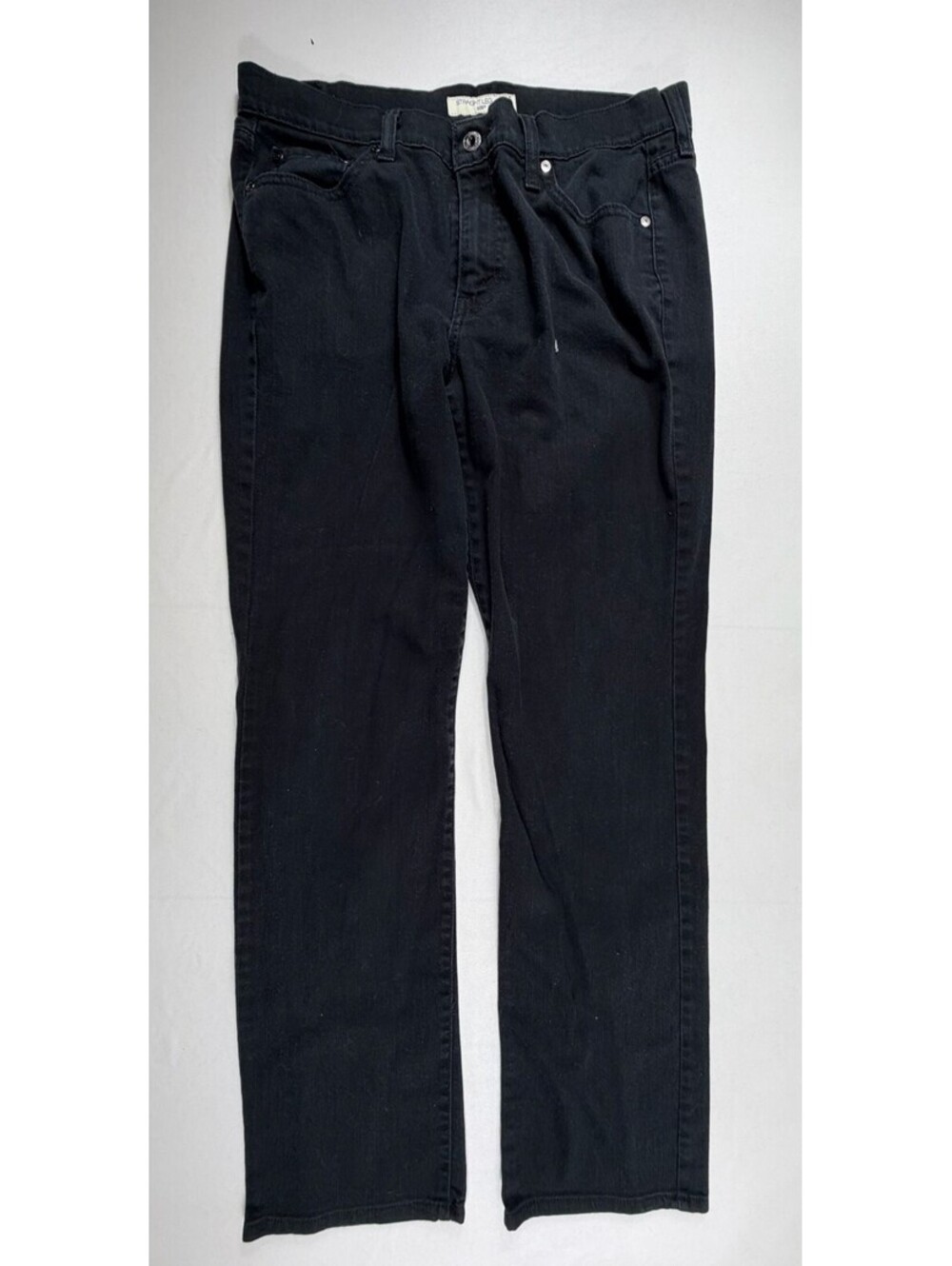 Levi's 505 Straight Leg Jeans Black Size 14 Long